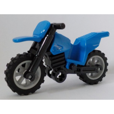 LEGO PIECES La moto bleu et noir